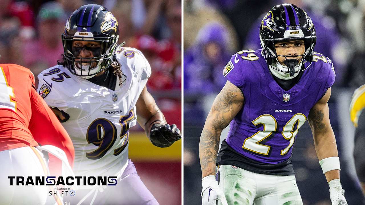 Tavius Robinson, Ar’Darius Washington Return to Ravens Practice