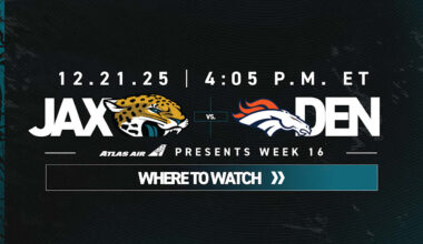 Week 16, How to Watch Jacksonville Jaguars vs. Denver Broncos
