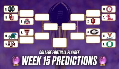 College Football Playoff rankings predictions: What Week 15's CFP top 25, bracket could look like entering conference championships