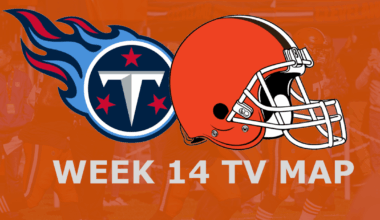 Cleveland Browns vs. Tennessee Titans: Week 14 TV Map