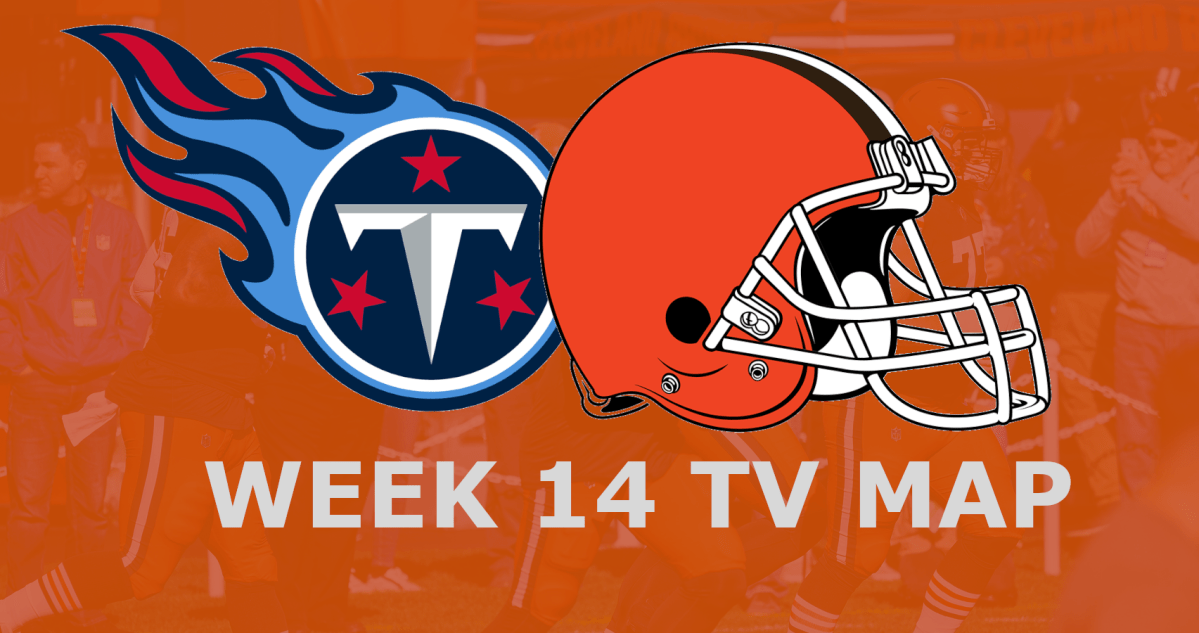 Cleveland Browns vs. Tennessee Titans: Week 14 TV Map