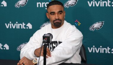 Eagles eye bigger goals after becoming first NFC East team in 20 years to clinch consecutive titles