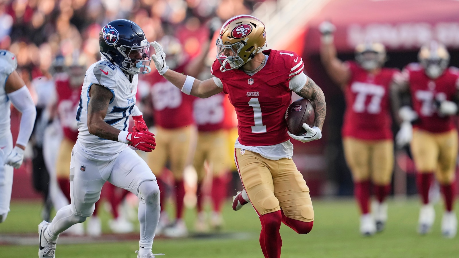 49ers' Ricky Pearsall faces new injury setback after standout performance in win vs. Titans