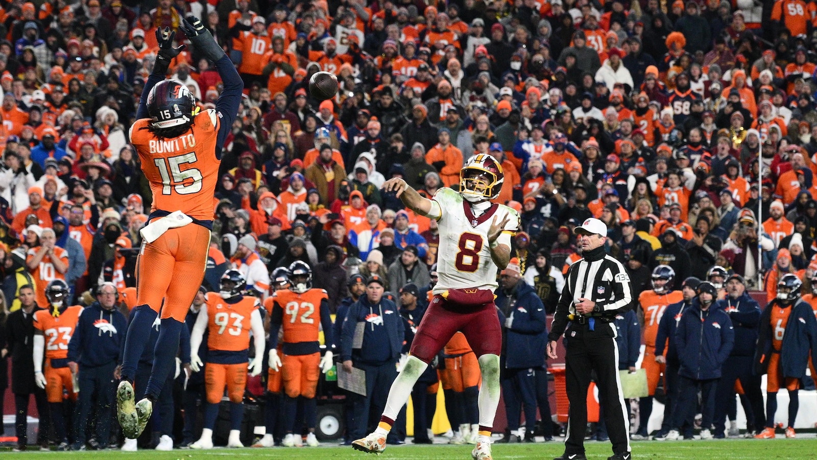 Fortunate flags: How the Broncos extended their win streak to 9 with a little help from officials