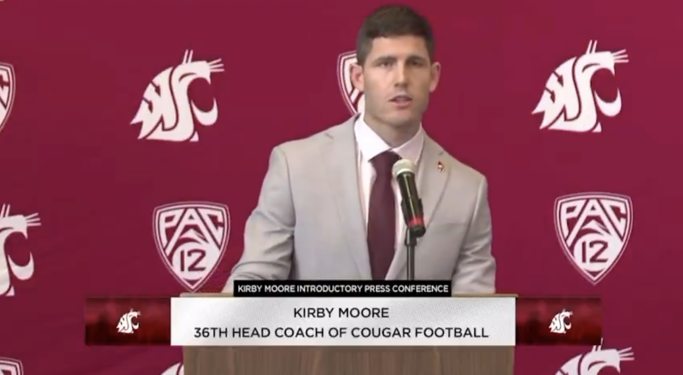 New Washington State coach makes 'Mountain West' blunder
