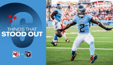 Six Things That Stood Out for the Titans in Sunday's Win Over the Chiefs