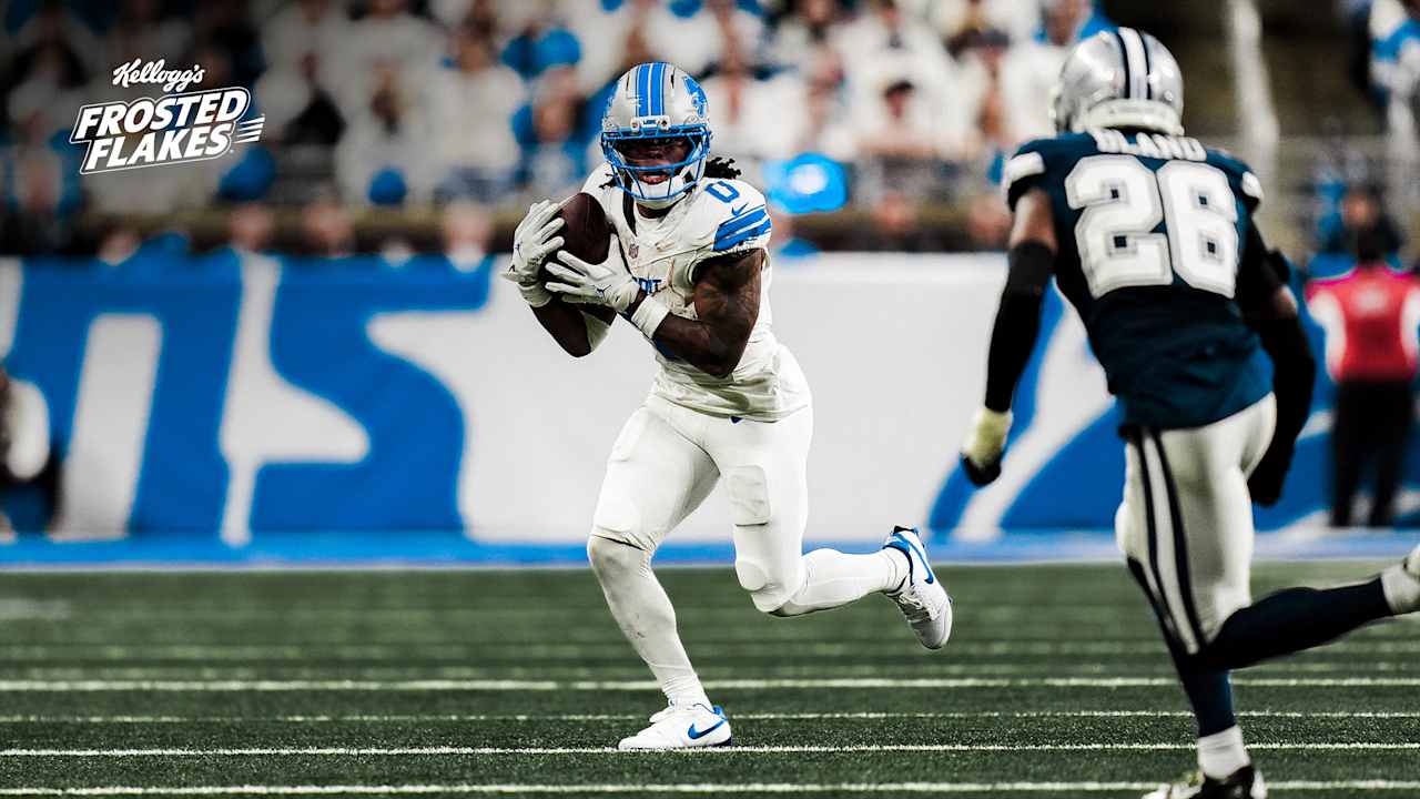 Detroit Lions RB Jahmyr Gibbs continuing to get more involved as a pass catcher