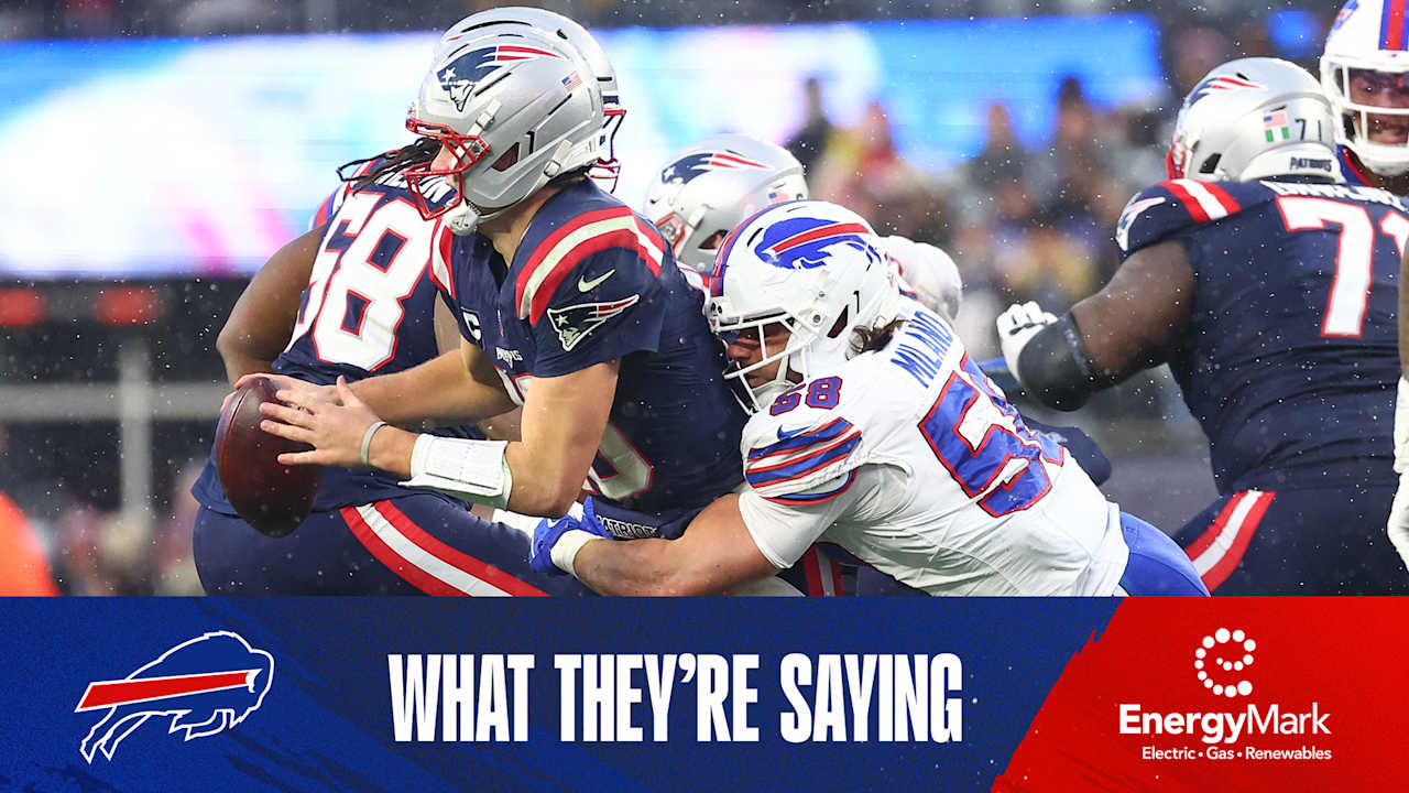 What They’re Saying | NFL analysts react to Buffalo’s comeback win in AFC East battle against New England