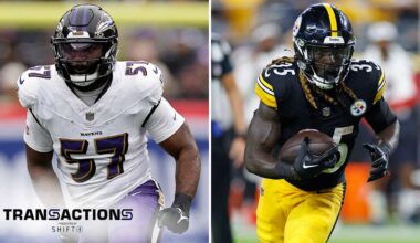 Ravens Sign Linebacker Michael Kwenkeu and Running Back Jonathan Ward to Practice Squad