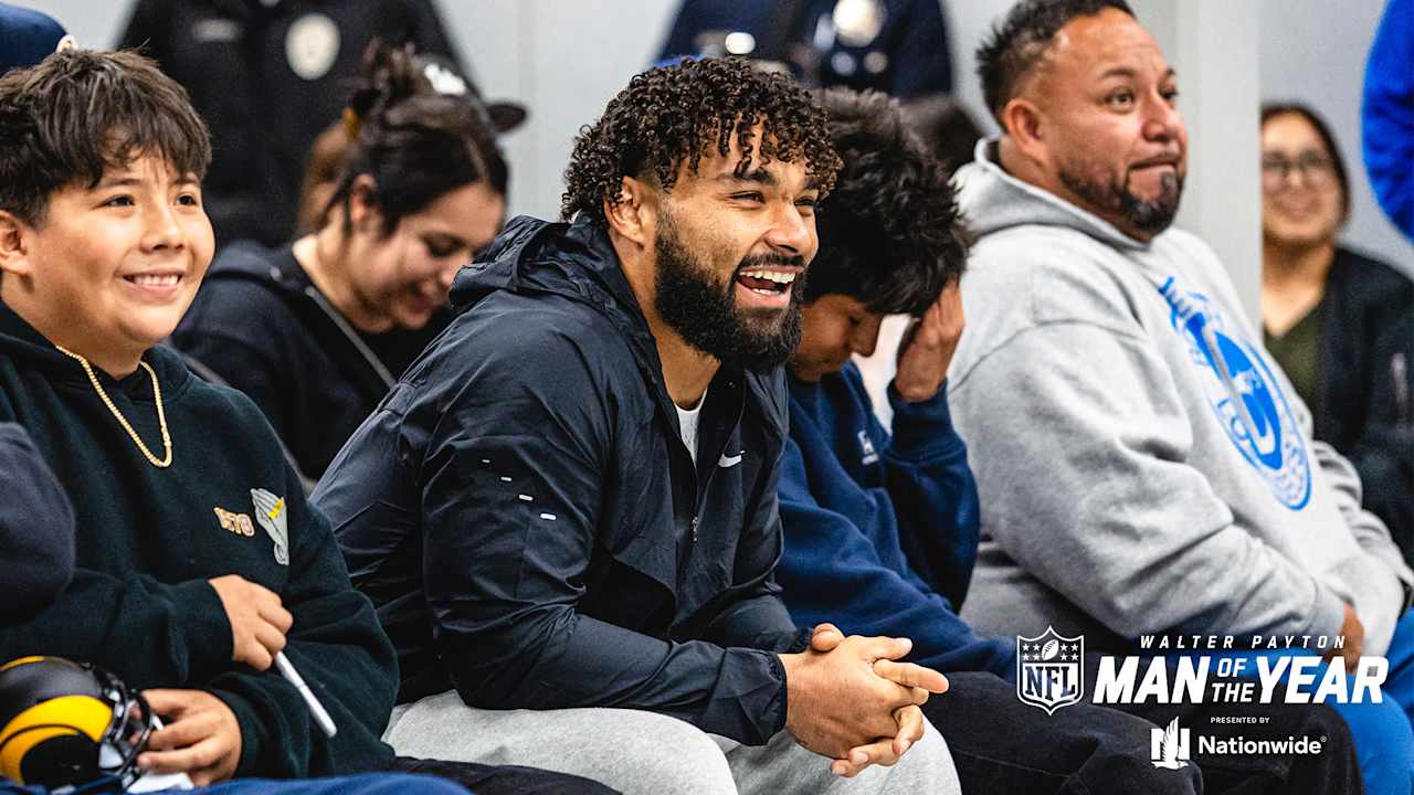 Running back Kyren Williams named the Los Angeles Rams' 2025 Walter Payton Man of the Year club winner