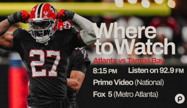 Where to watch, listen and stream Falcons at Buccaneers