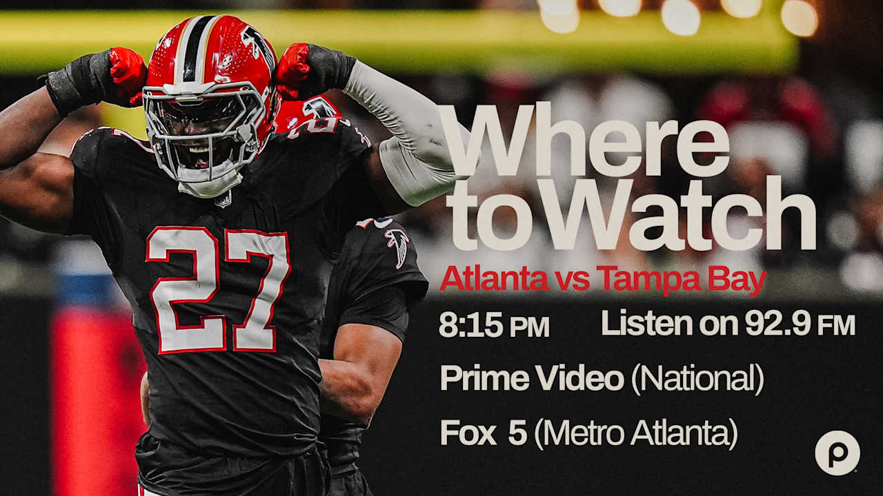 Where to watch, listen and stream Falcons at Buccaneers