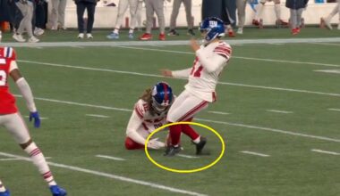 Younghoe Koo missing on a field goal attempt