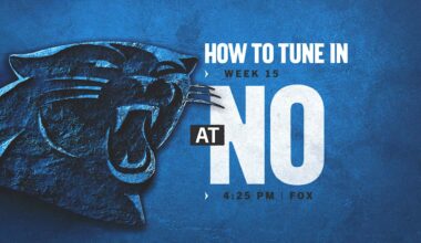 How to watch, listen and follow: Carolina at New Orleans Saints in Week 15 - Panthers.com