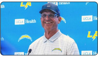 Head Coach Jim Harbaugh on Herbert’s Surgery & Prep for MNF Matchup
