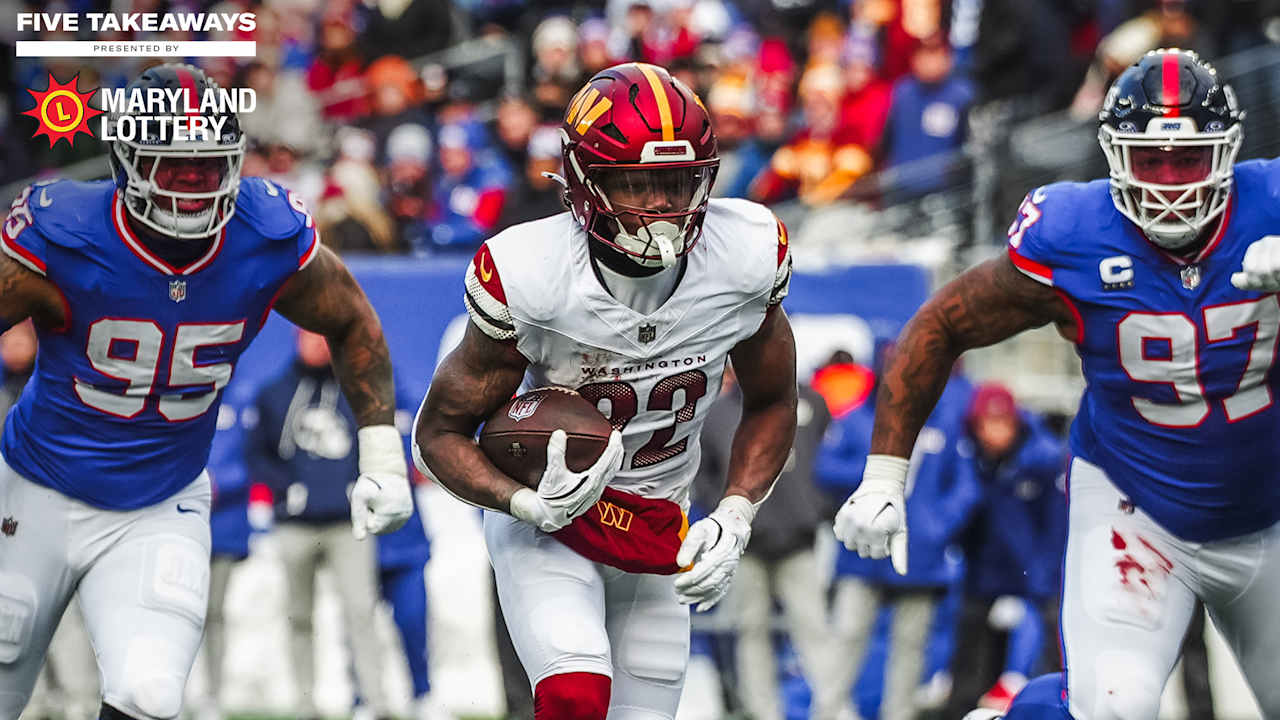 5 takeaways from Commanders vs. Giants