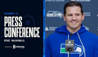 Mike Macdonald Press Conference - December 24, 2025