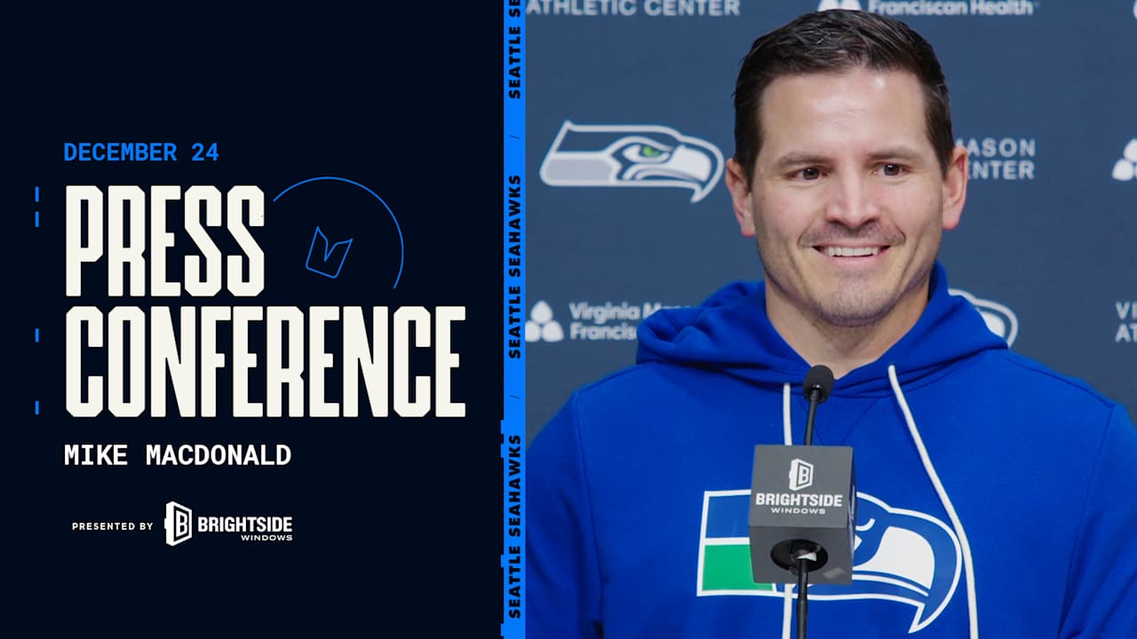 Mike Macdonald Press Conference - December 24, 2025