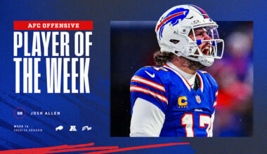 Josh Allen named AFC Offensive Player of the Week after Week 14 comeback against Cincinnati
