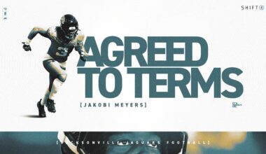 Jaguars, WR Jakobi Meyers Agree to Terms on Contract Extension