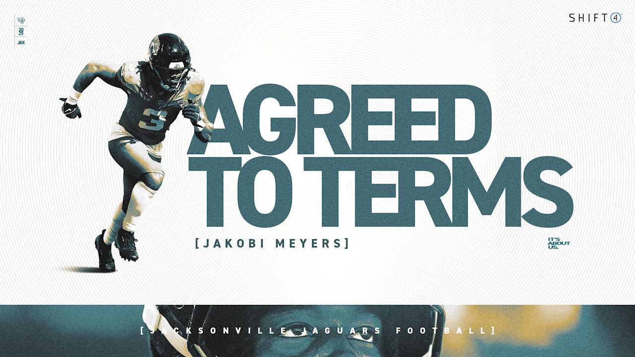 Jaguars, WR Jakobi Meyers Agree to Terms on Contract Extension