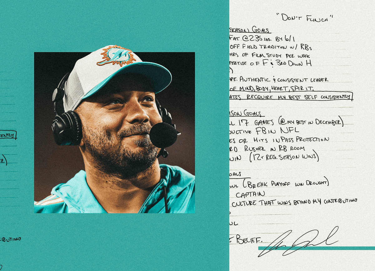 An NFL player breaks down his goal sheet for the 2025 season, plus this week’s best Peak nuggets