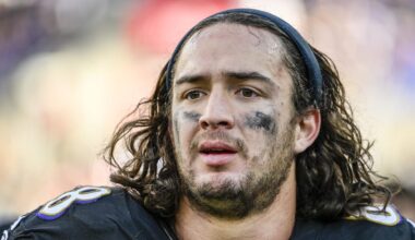 Baltimore Ravens Tight End Charlie Kolar