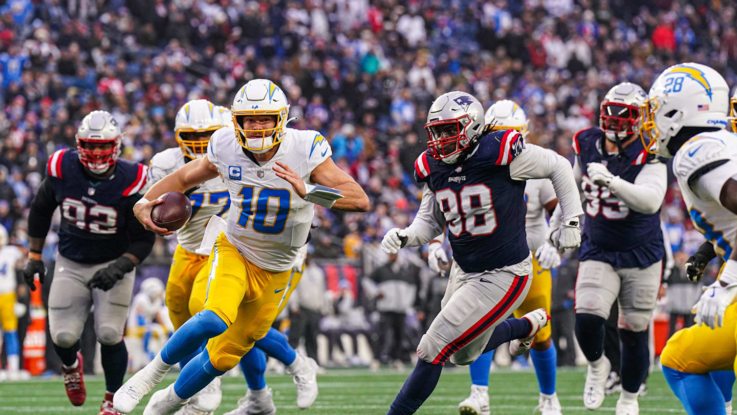 Chargers open as surprisingly small underdogs at 14-win Patriots in Wild Card game