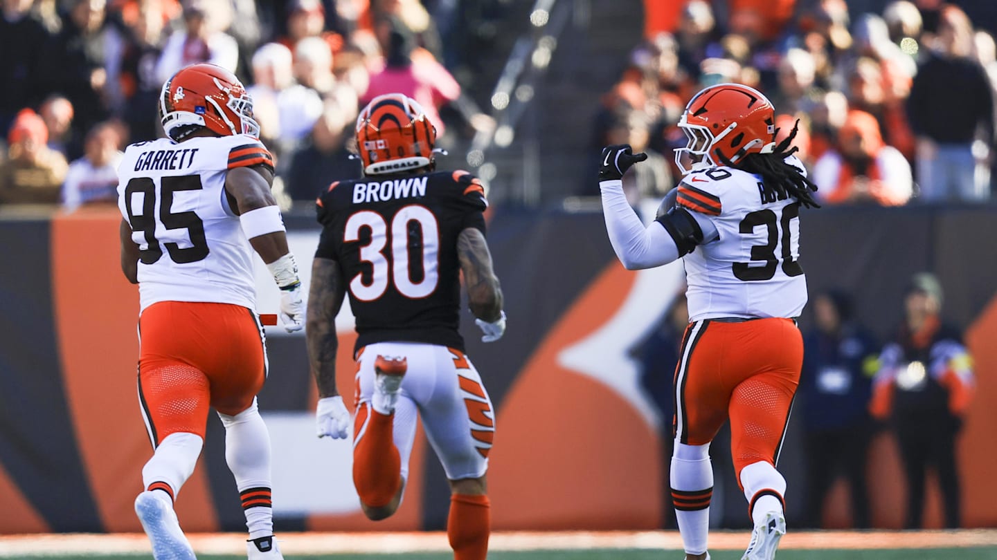 NFL fines two Browns for violations committed during the Week 18 win over the Bengals