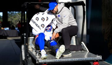 Projecting Bills' depleted WR group after Gabe Davis' disturbing injury vs. Jaguars