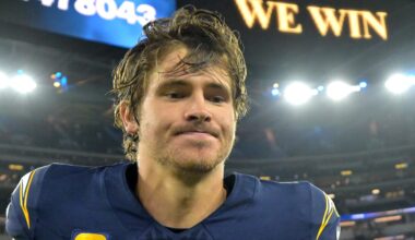 Concerning Trend Continuing For Quarterback Justin Herbert