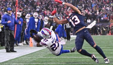 Bills' starting cornerbacks practice WR drills amid injury wave