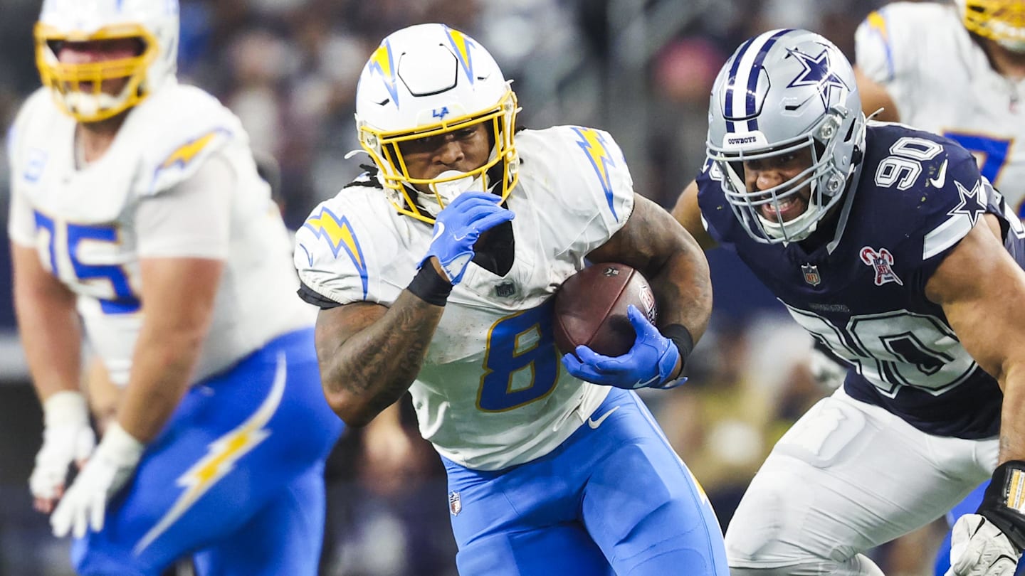 Chargers' Omarion Hampton disrespected in RB rankings