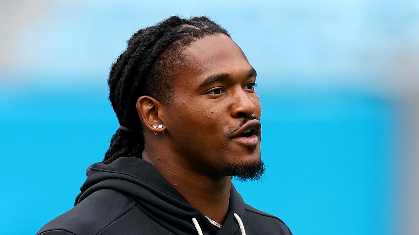 Carolina Panthers running back Rico Dowdle