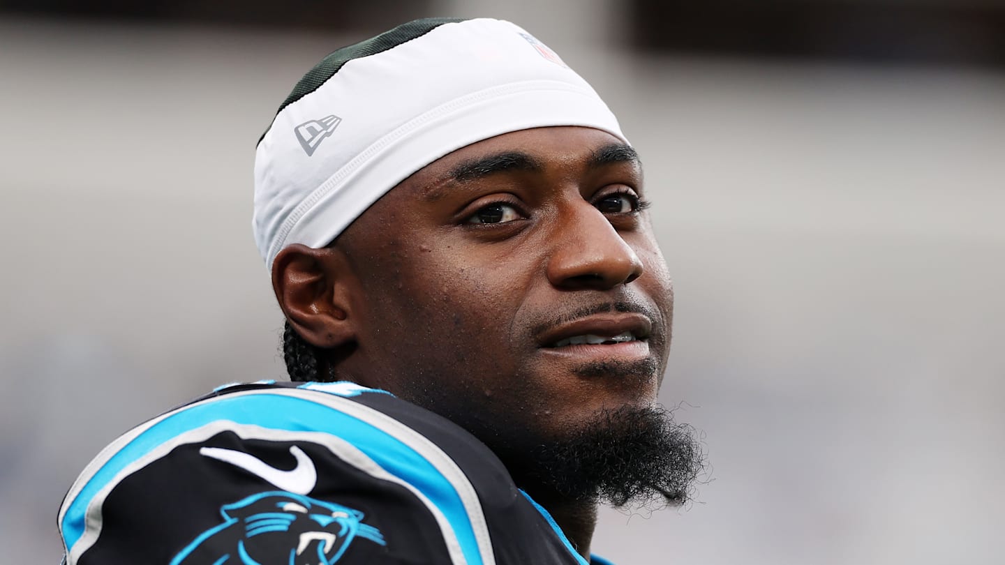 Carolina Panthers wide receiver Xavier Legette