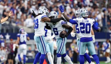 Sep 28, 2025; Arlington, Texas, USA; Dallas Cowboys owner Jerry Jones looks on before the game against the Green Bay Packers at AT&T Stadium. Mandatory Credit: Jerome Miron-Imagn Images