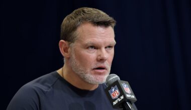 Indianapolis Colts general manager Chris Ballard at the 2025 NFL Scouting Combine