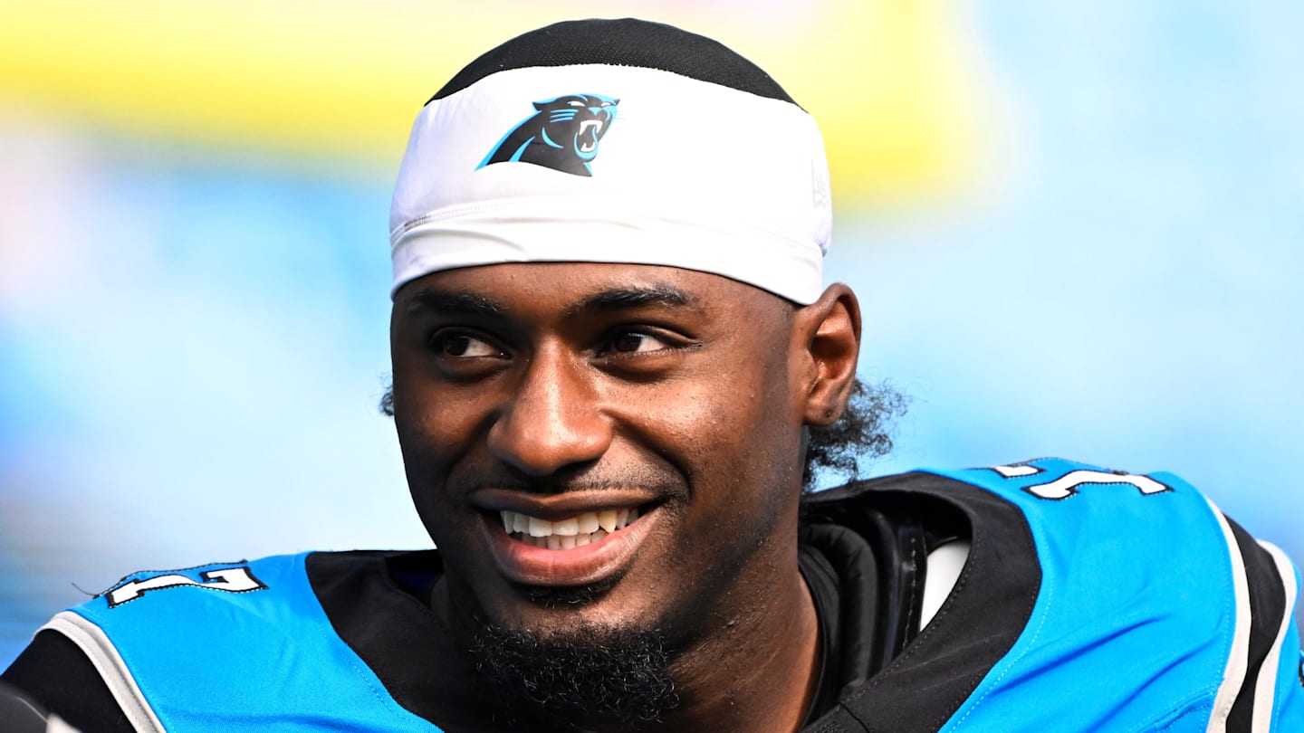 Carolina Panthers wide receiver Xavier Legette