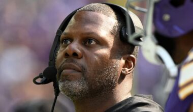 Washington Commanders defensive coordinator Daronte Jones