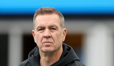 Lou Anarumo of the Indianapolis Colts watches his players