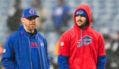 Josh Allen in crosshairs after Bills hire 'brother' Joe Brady as next head coach