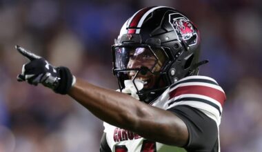 South Carolina defensive back Jalon Kilgore