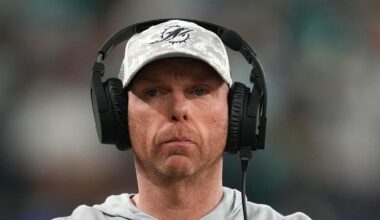 Miami Dolphins offensive line coach Butch Barry