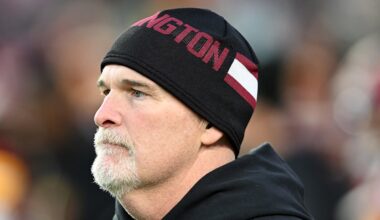 Washington Commanders head coach Dan Quinn