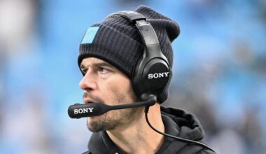 Carolina Panthers head coach Dave Canales