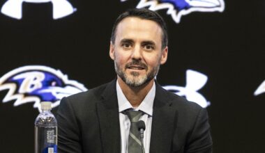 NFL offseason; Baltimore Ravens HC Jesse Minter