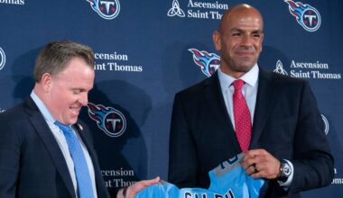 Tennessee Titans head coach Robert Saleh