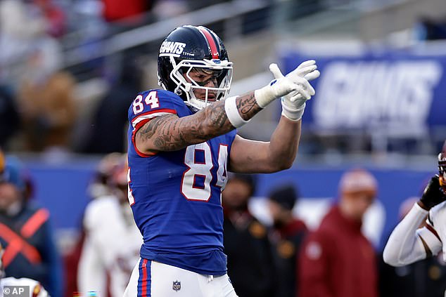 Johnson made 45 pass receptions for 528 yards and scored five touchdowns this season