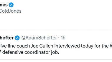 Kansas City Chiefs star Chris Jones seemed unimpressed that Joe Cullen could be leaving