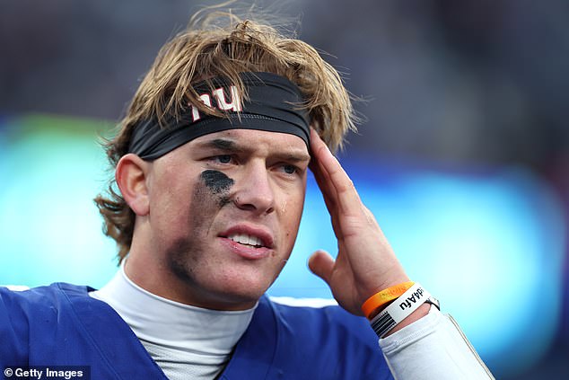 Jaxson Dart, the Giants quarterback, will have a new head coach going into the 2026 season